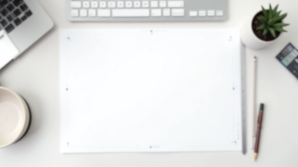 Designová linka s měřítkem a značením odsazení mezi prvky, profesionální měřicí nástroje