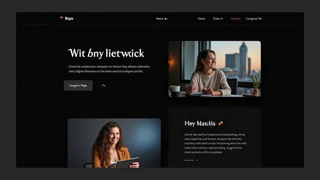 Portfolio webdesignéra s animovanou navigací